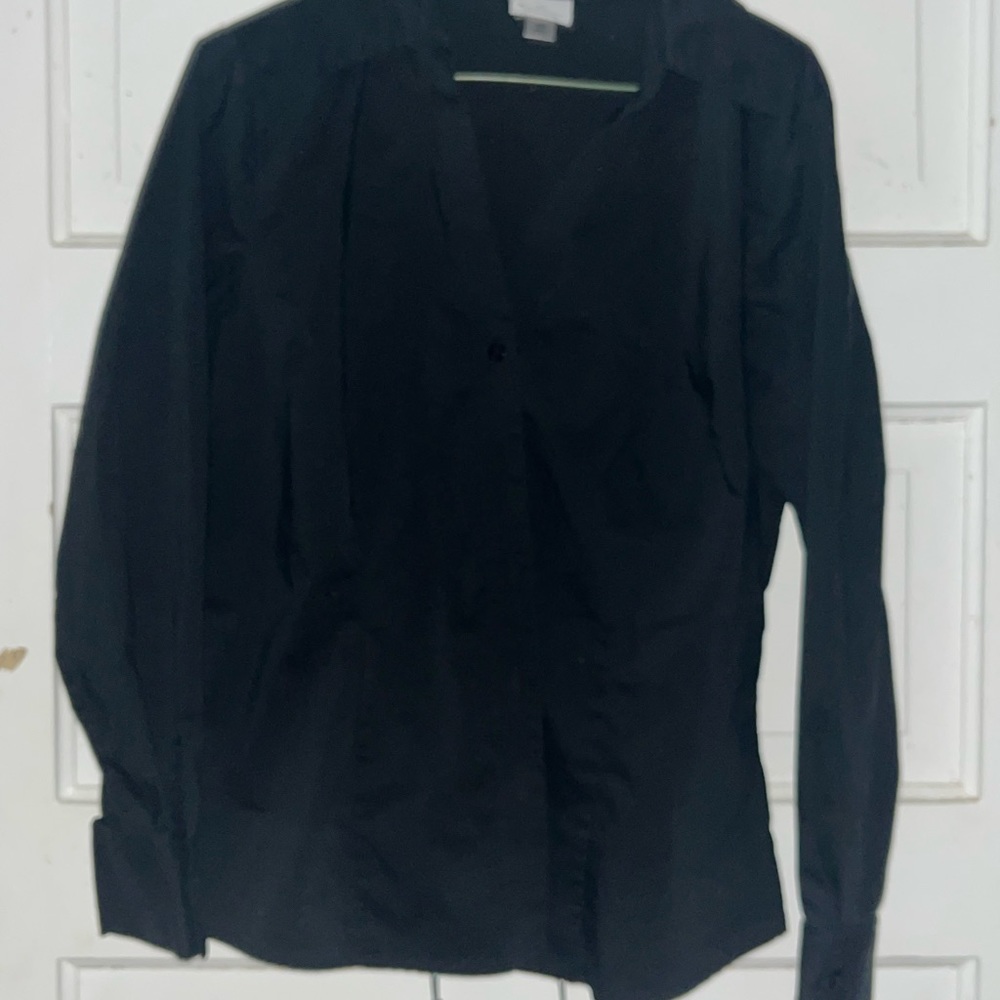 Black button up
